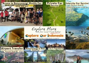 een collage van foto's van attracties en evenementen bij Snooze Malang in Malang