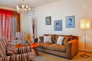 Χώρος καθιστικού στο Istron Collection Villa with terrace
