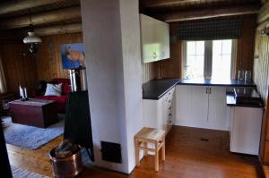 Kuchyň nebo kuchyňský kout v ubytování Flaksjøen + 46 fotografií