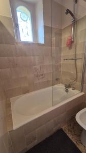 Koupelna v ubytování Chez Louise au Sud de Sarlat