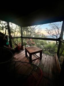 Balkón nebo terasa v ubytování Ipacebra