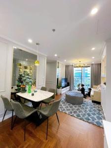 Χώρος καθιστικού στο 3 Bedroom Apartment Vinhomes Ocean Park