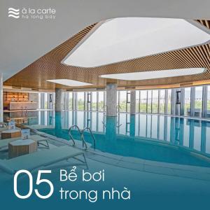 a rendering of a swimming pool in a building at A La Carte in Ha Long