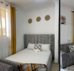 Ένα ή περισσότερα κρεβάτια σε δωμάτιο στο Haven luxxe homes