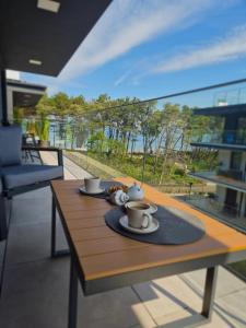 Μπαλκόνι ή βεράντα στο Krystal Apartment - kompleks Hevenia Pogorzelica