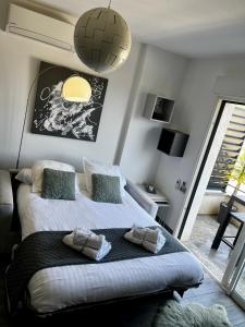 Postel nebo postele na pokoji v ubytování Casa Petra SALGA