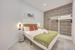 Katil atau katil-katil dalam bilik di Apartamentos MYE by Clabao