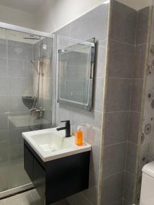 Koupelna v ubytování Ziyara