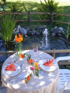 Giardino di Wanderhotel Grüner Baum