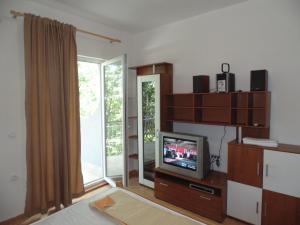 TV a/nebo společenská místnost v ubytování Apartments Macaso