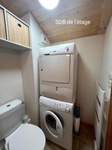 Koupelna v ubytování Appartement 8 personnes à Le Biot + 8 fotografií