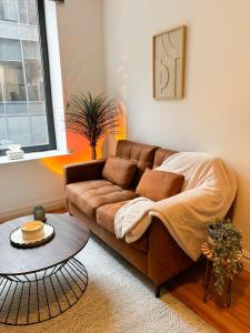 Posezení v ubytování The Cosy Central - 2 Min Walk to Leeds Station