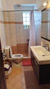 Koupelna v ubytování Family apartments + 9 fotografií