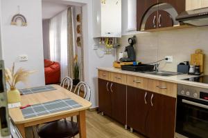 Η κουζίνα ή μικρή κουζίνα στο Apartment Sofya's Home