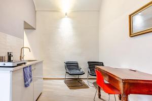 Kuchyň nebo kuchyňský kout v ubytování Appartamento il Borgo + 12 fotografií