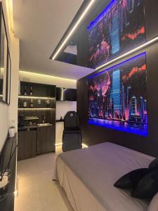 Η κουζίνα ή μικρή κουζίνα στο Alojamiento MEL BEACH