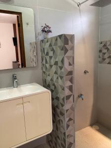 Koupelna v ubytování Hotel San Julio