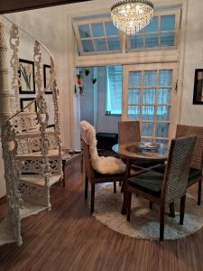 Χώρος καθιστικού στο Loft dentro do Palácio Quitandinha
