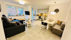 Μια τηλεόραση ή/και κέντρο ψυχαγωγίας στο Eife(e)l-Home Ferienwohnung Jakobs