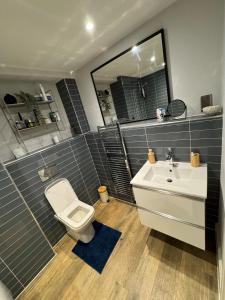 Koupelna v ubytování Cozy Room in 3-Bedroom Flat Nottingham