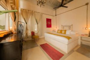 Postel nebo postele na pokoji v ubytování Casa Ambar Hotel & Boutique Tulum