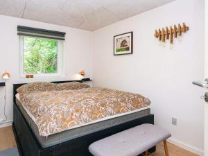 Postel nebo postele na pokoji v ubytování 7 person holiday home in Hurup Thy-By Traum