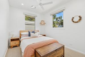 Ένα ή περισσότερα κρεβάτια σε δωμάτιο στο The Beach Shack