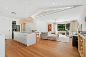 Η κουζίνα ή μικρή κουζίνα στο The Beach Shack