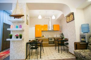 Nhà bếp/bếp nhỏ tại Hostels Rus Irkutsk