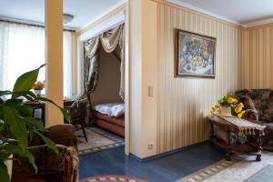 Letto o letti in una camera di Videviku Villa Apartments