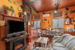 Et tv og/eller underholdning på Casa Valerón Relax