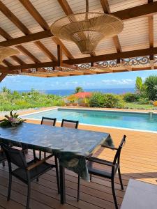 Swimmingpoolen hos eller tæt på Villa f oufou