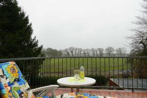 Balkón nebo terasa v ubytování Ferienwohnung Berta 25508