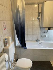 Ένα μπάνιο στο C&D Altstadtblick Monteurwohnung