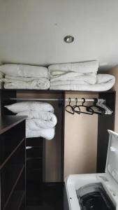 Postel nebo postele na pokoji v ubytování Bungalow confortable près de Saint-Augustin avec piscine
