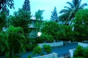 Taman di luar Vista villa