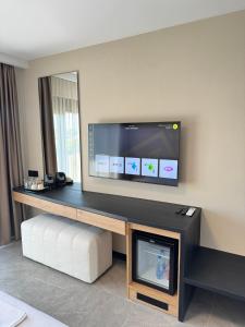 Μια τηλεόραση ή/και κέντρο ψυχαγωγίας στο Apartmani Tanasijević