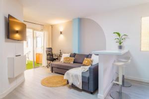 Posezení v ubytování 2BR Tacoronte Home - Seaviews & Nature Pools