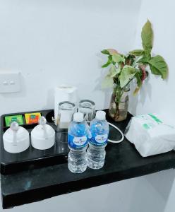 Příslušenství pro přípravu čaje a kávy v ubytování Nature garden resort + 9 fotografií