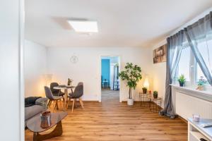 Χώρος καθιστικού στο Pr-Ferienwohnung