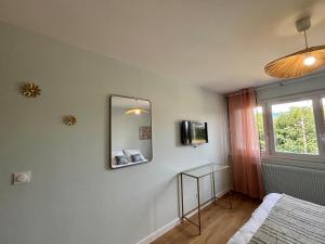 TV a/nebo společenská místnost v ubytování M121 Marquer Grand T4 moderne et chic