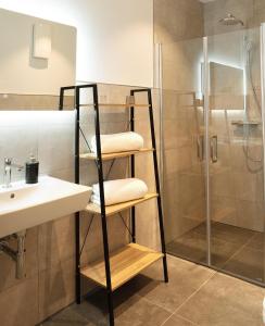 Ένα μπάνιο στο Apartment Fürstenau 3