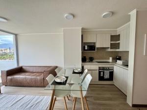 Kuchyň nebo kuchyňský kout v ubytování Depto La Serena