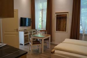 Μια τηλεόραση ή/και κέντρο ψυχαγωγίας στο Apartment Central Leipzig - Thomaskirche