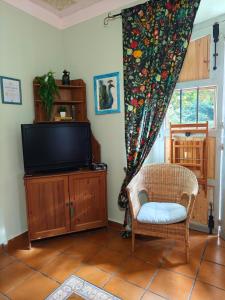 Μια τηλεόραση ή/και κέντρο ψυχαγωγίας στο Fully equipped Indian apartment