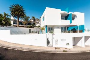 Bygningen som feriehuset ligger i