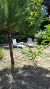 Zahrada ubytování Gite Les petits balcons