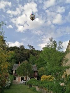 Zahrada ubytování Gite Les petits balcons