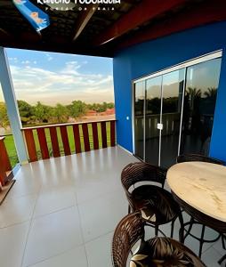 Balkón nebo terasa v ubytování Rancho do Lê 4 (Toboágua)