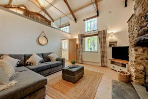 Χώρος καθιστικού στο Kelly Mill Cottage